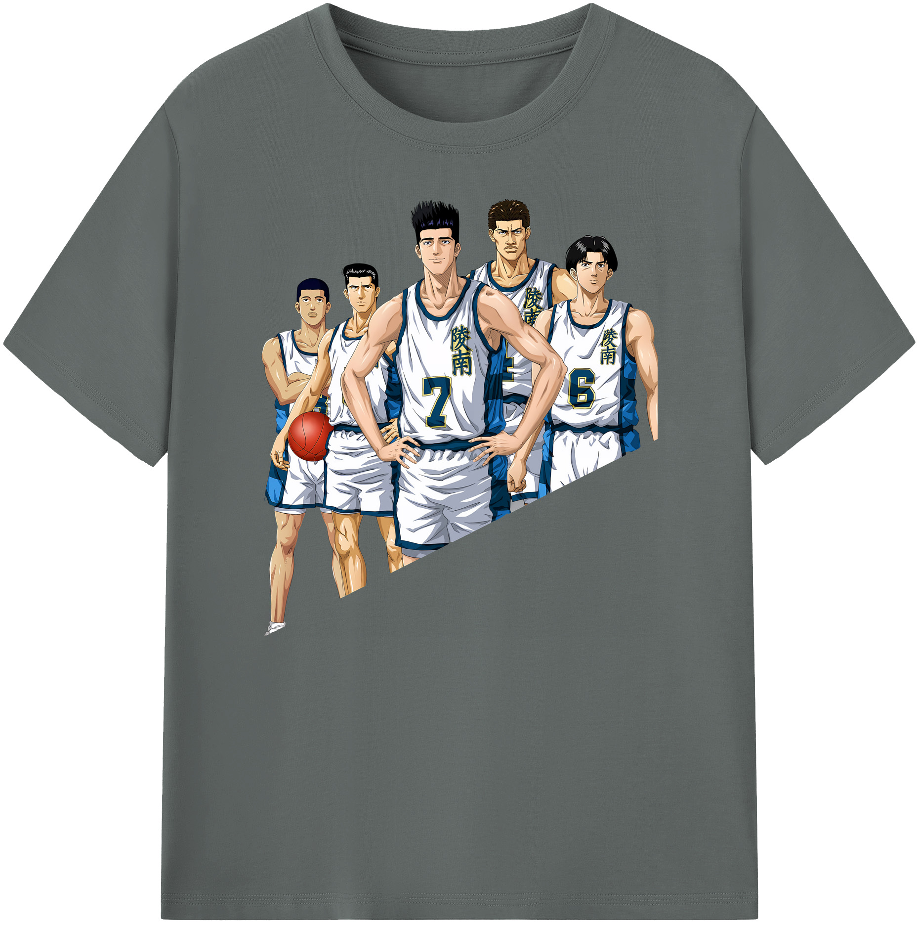 （画像用） SLAM DUNK／スラムダンク 綿100％ メンズ半袖Tシャツ｜肌触りやわらか＆通気性